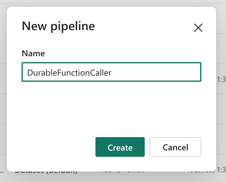 Calling Durable Functions From Fabric Pipelines