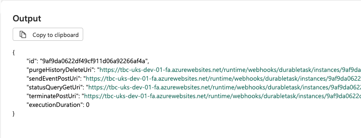 Calling Durable Functions From Fabric Pipelines