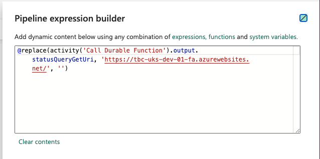 Calling Durable Functions From Fabric Pipelines