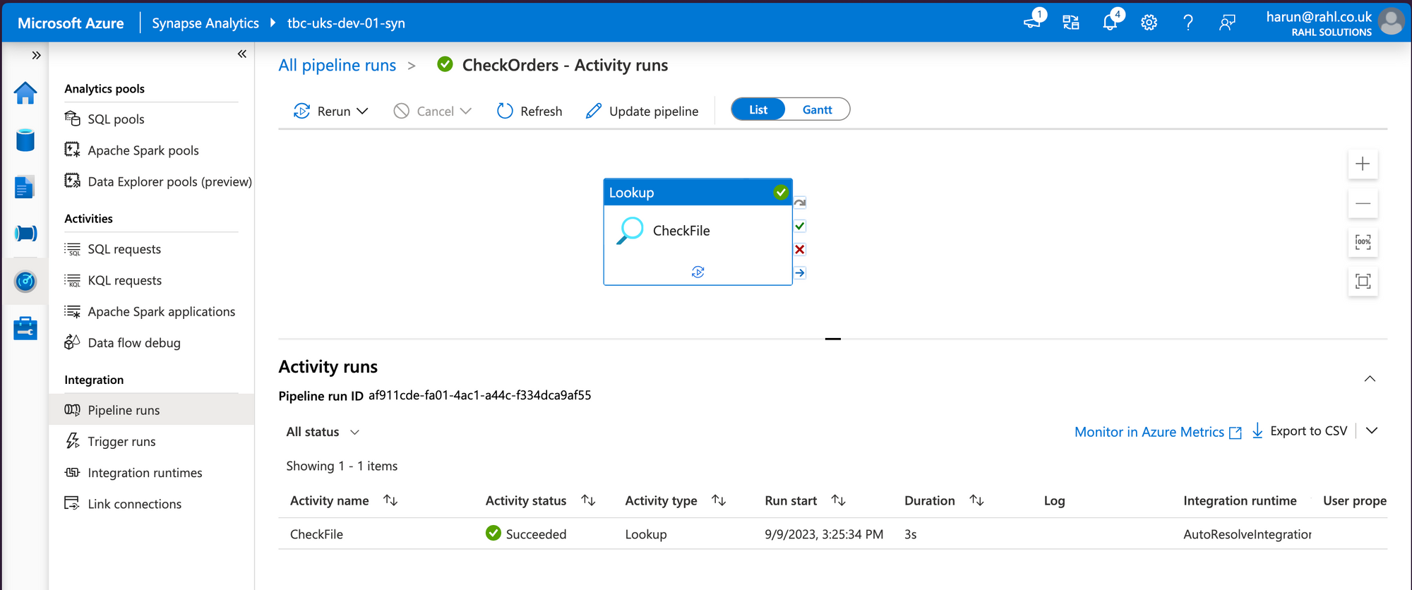 Triggering Synapse Pipelines from Microsoft Fabric via REST APIs